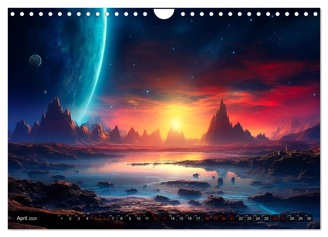 Bild: 9783383863462 | Nächster Halt Andromeda (Wandkalender 2025 DIN A4 quer), CALVENDO...