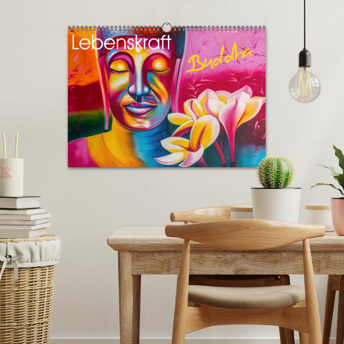 Bild: 9783435301690 | Lebenskraft Buddha (Wandkalender 2025 DIN A3 quer), CALVENDO...