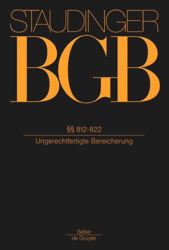 Cover: 9783805910361 | §§ 812-822 | (Ungerechtfertigte Bereicherung) | Norbert Horn (u. a.)