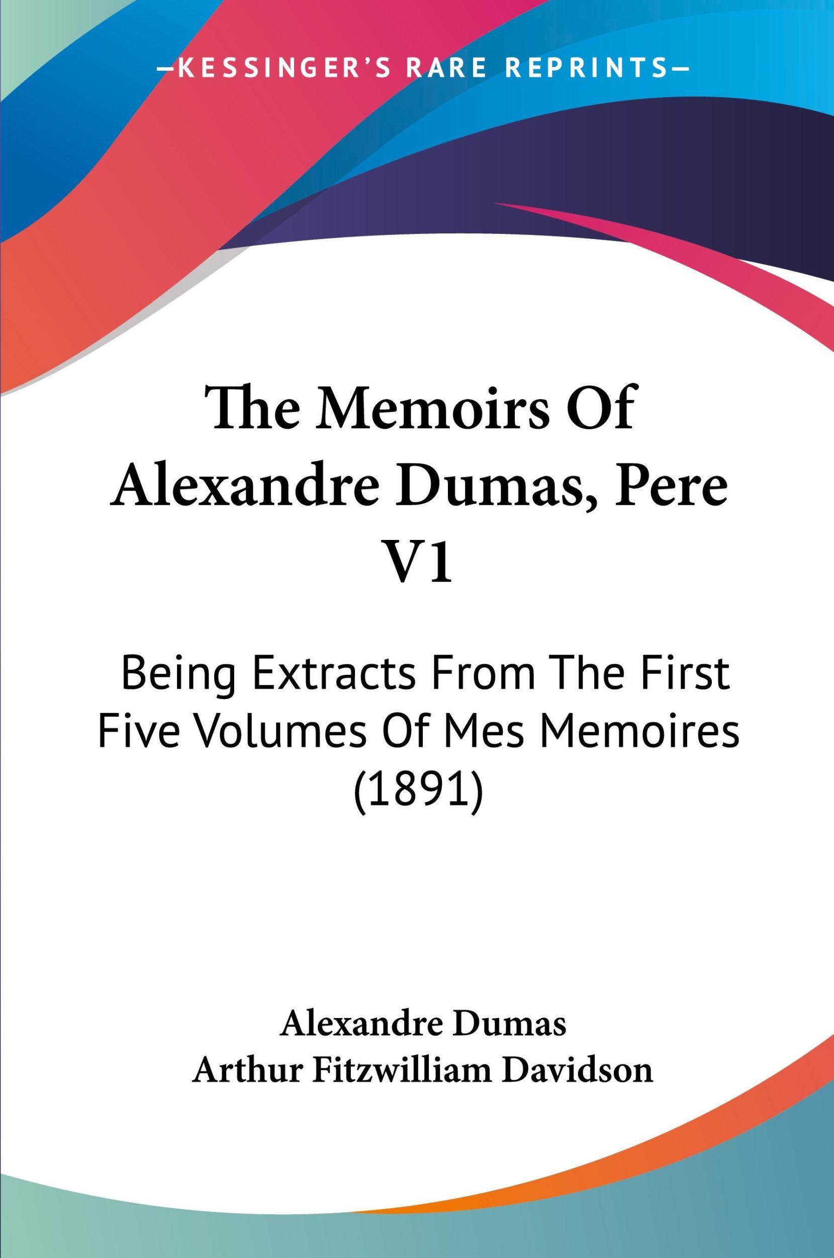 Cover: 9781104314545 | The Memoirs Of Alexandre Dumas, Pere V1 | Alexandre Dumas | Buch