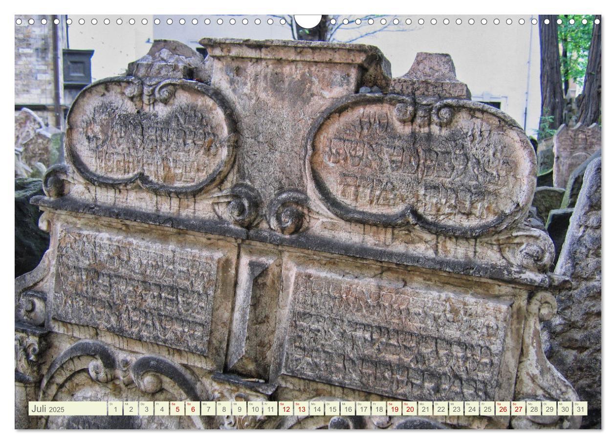 Bild: 9783383905025 | Prag. Jüdischer Friedhof und Synagogen (Wandkalender 2025 DIN A3...