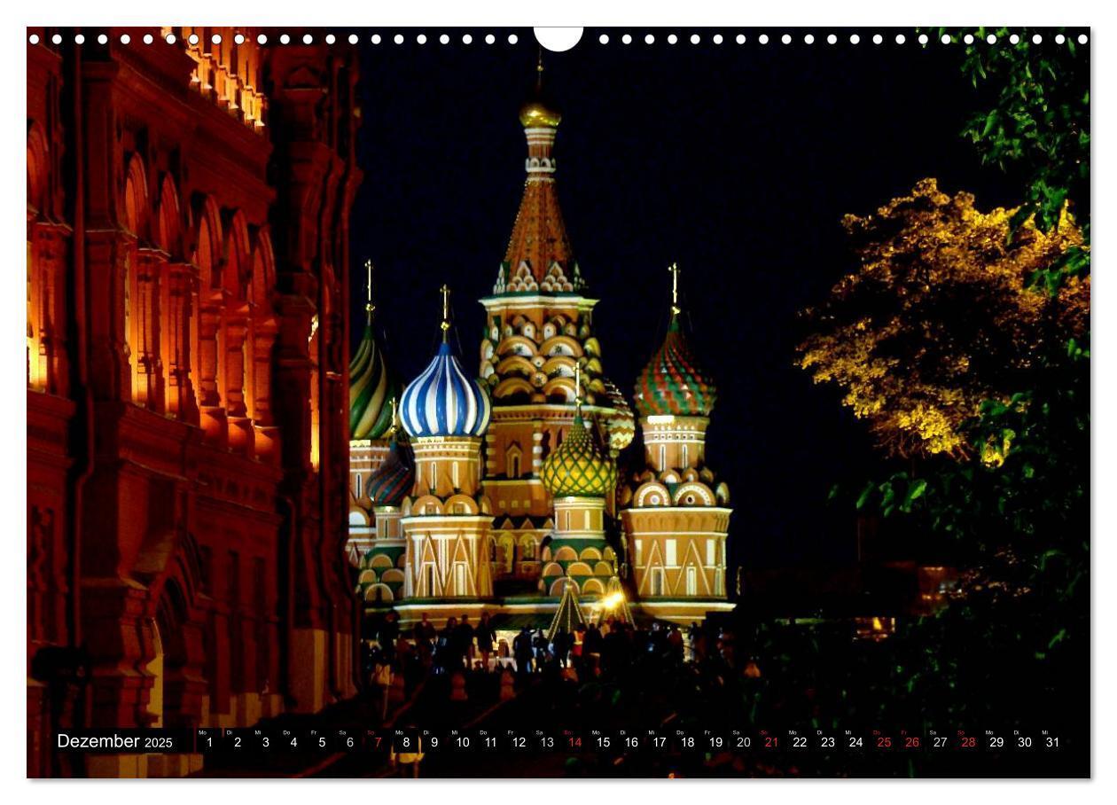 Bild: 9783435592302 | Weltmetropole Moskau (Wandkalender 2025 DIN A3 quer), CALVENDO...