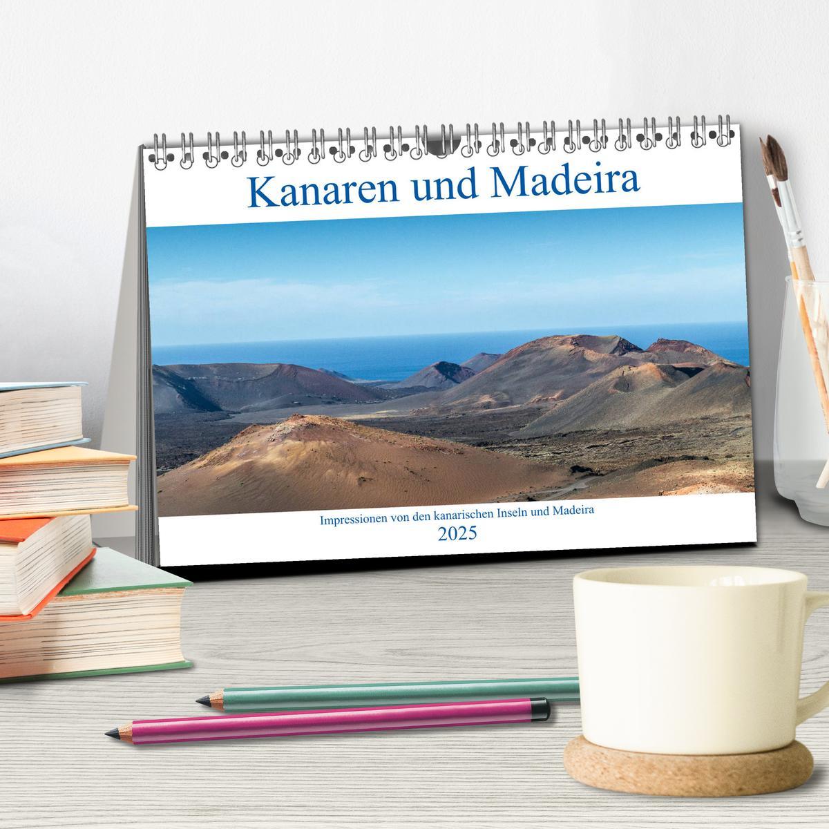 Bild: 9783435388929 | Kanaren und Madeira (Tischkalender 2025 DIN A5 quer), CALVENDO...