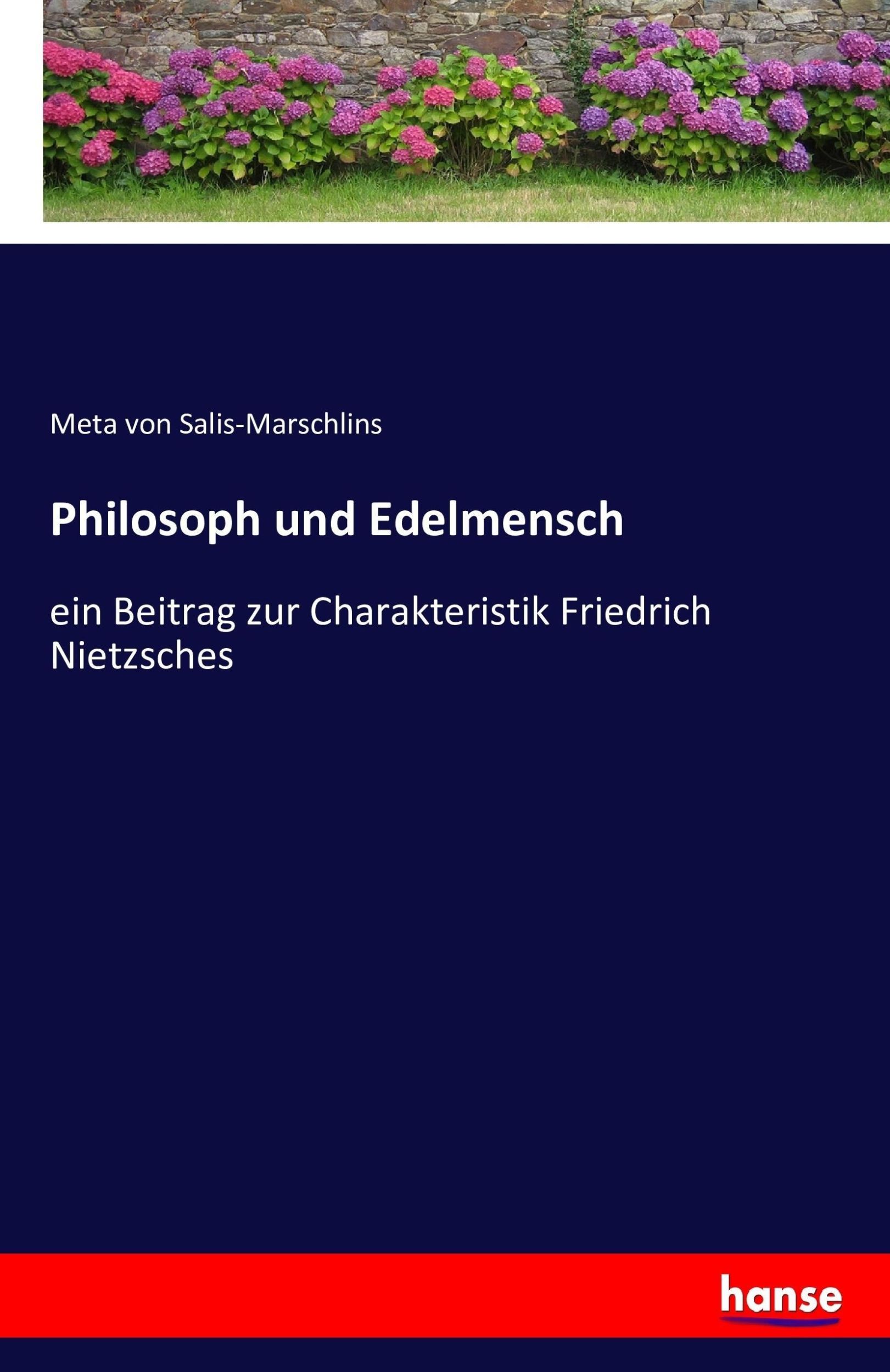 Cover: 9783743403185 | Philosoph und Edelmensch | Meta Von Salis-Marschlins | Taschenbuch