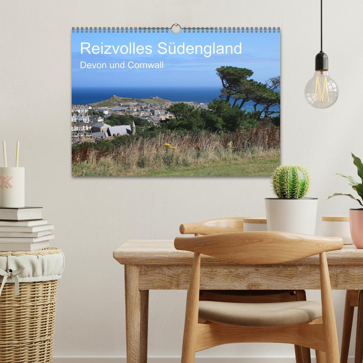 Bild: 9783435417933 | Reizvolles Südengland Devon und Cornwall (Wandkalender 2025 DIN A3...