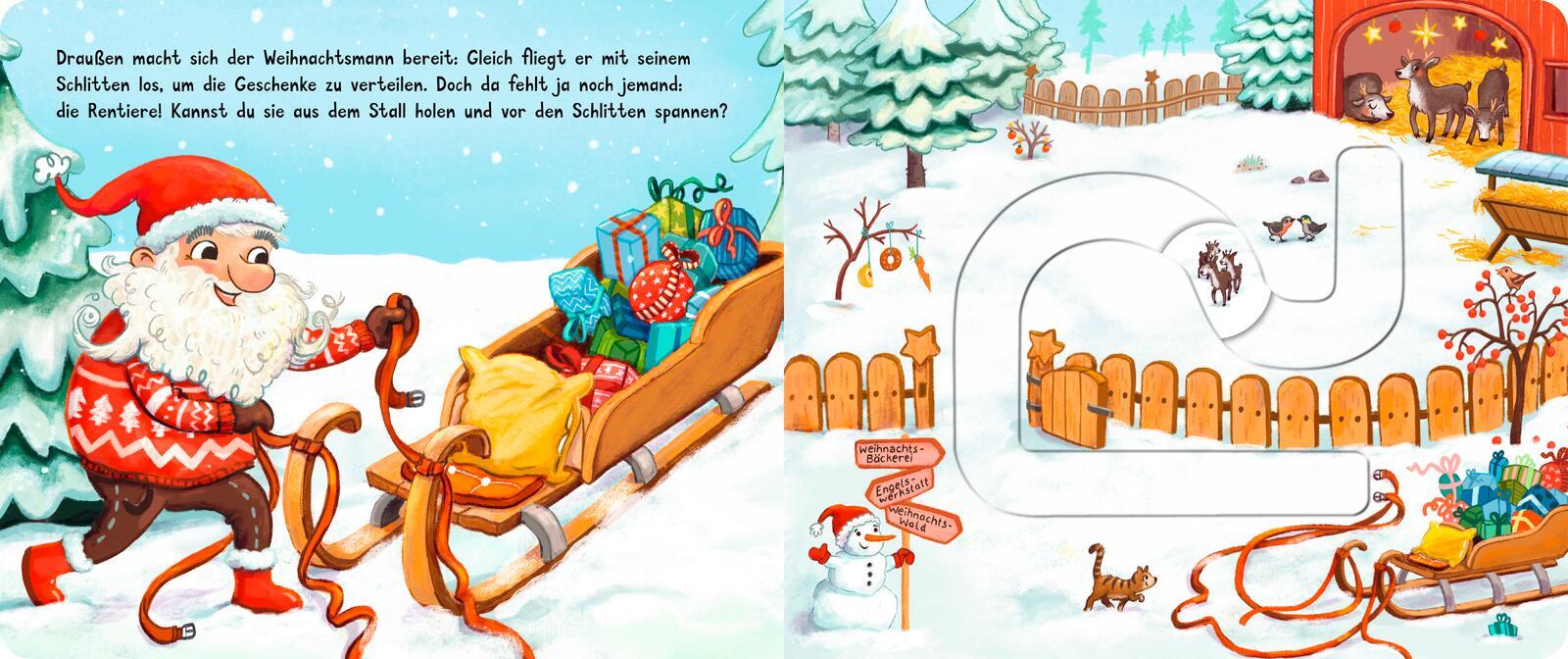 Bild: 9783480239207 | Meine Schiebebahn-Pappe: Hilf mit an Weihnachten | Kathrin Lena Orso