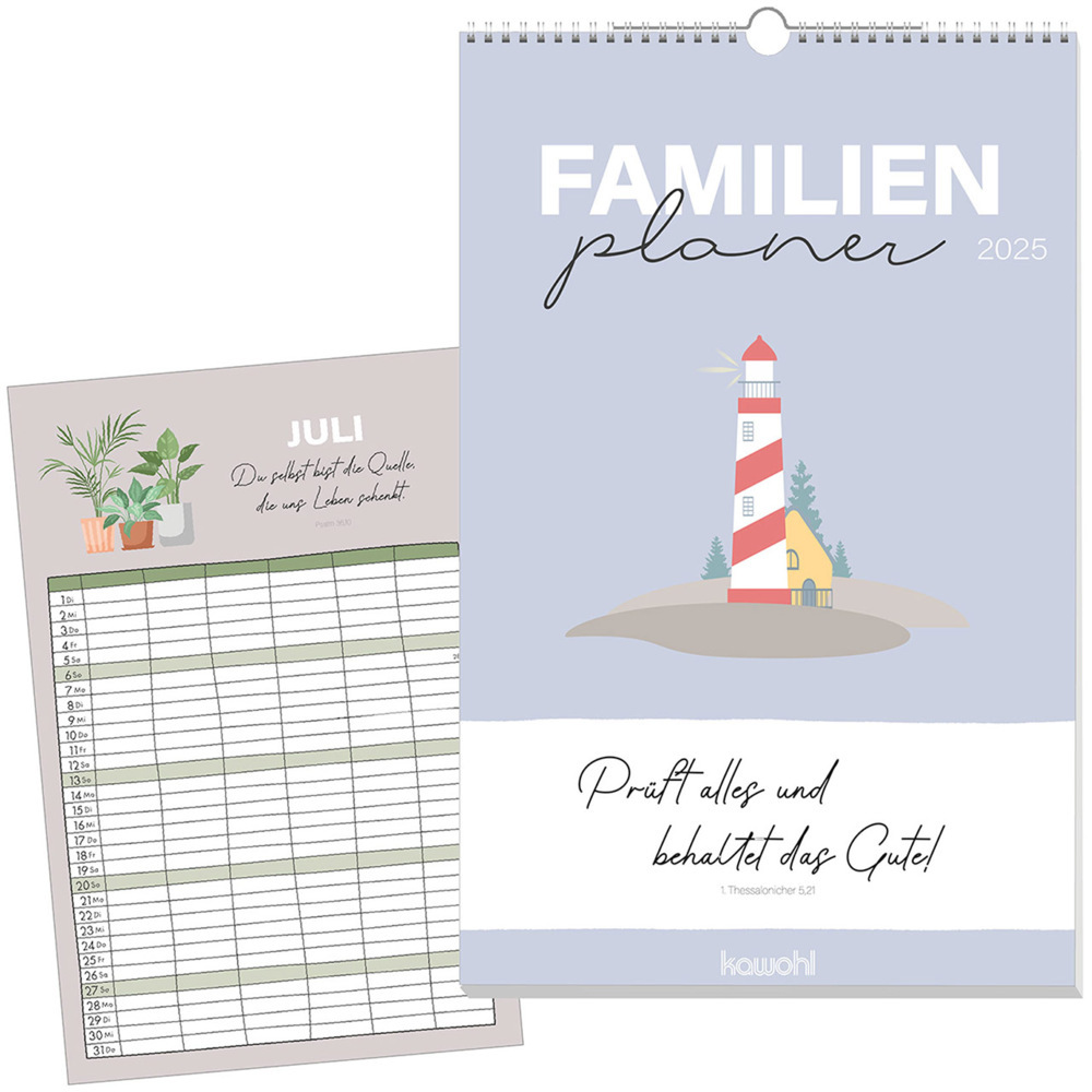 Cover: 9783754828854 | Familienplaner 2025 | Kalender | Spiralbindung | 15 S. | Deutsch