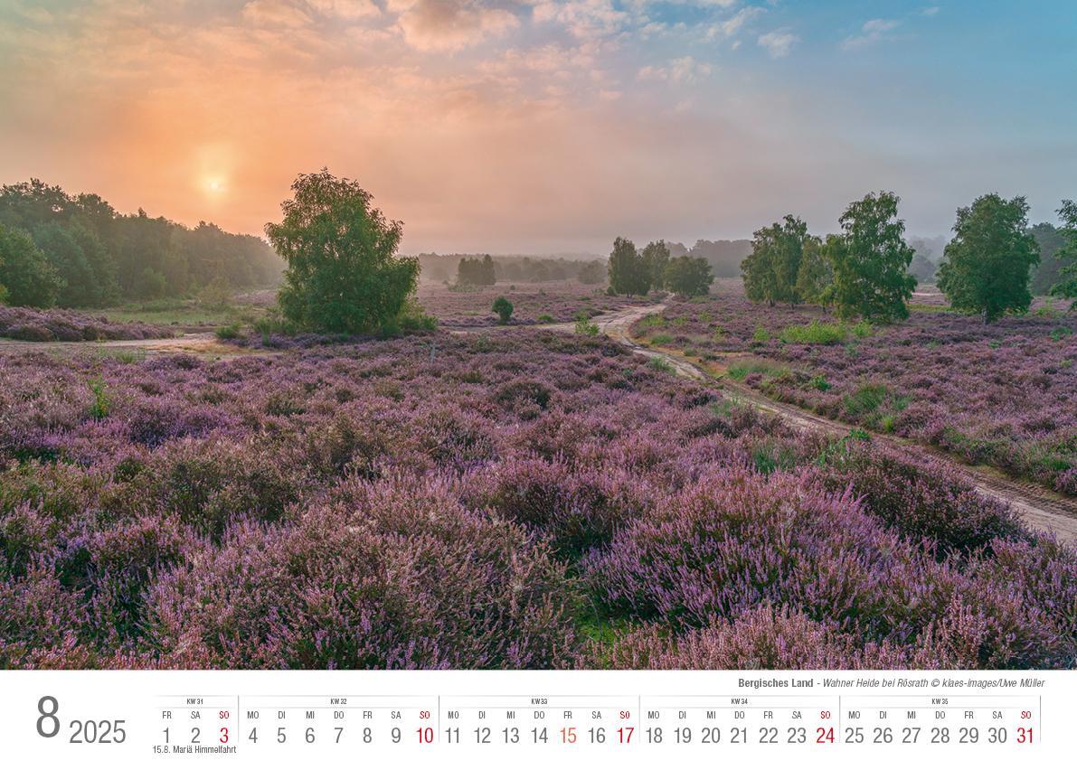 Bild: 9783965352209 | Bergisches Land 2025 Bildkalender A3 quer, spiralgebunden | Klaes