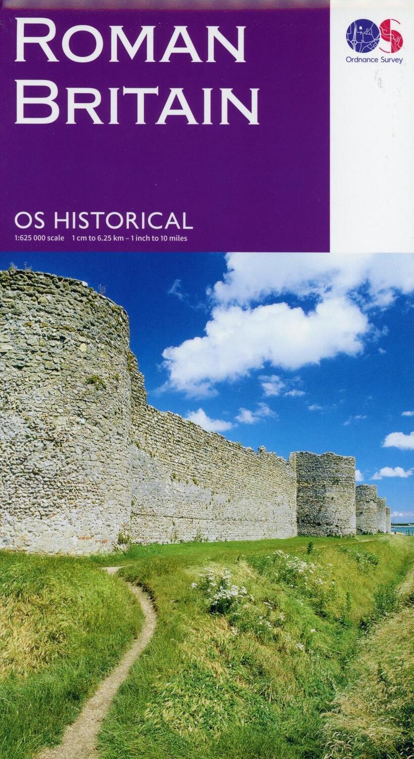 Cover: 9780319263259 | Roman Britain | Ordnance Survey | (Land-)Karte | Karte/Landkarte