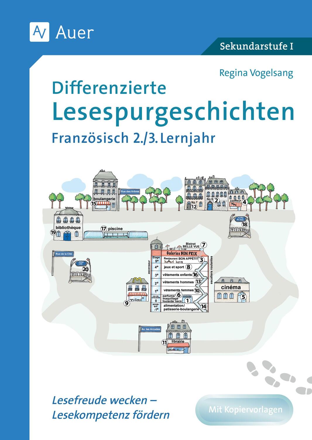 Cover: 9783403087854 | Differenzierte Lesespurgeschichten Französisch 2-3 | Regina Vogelsang