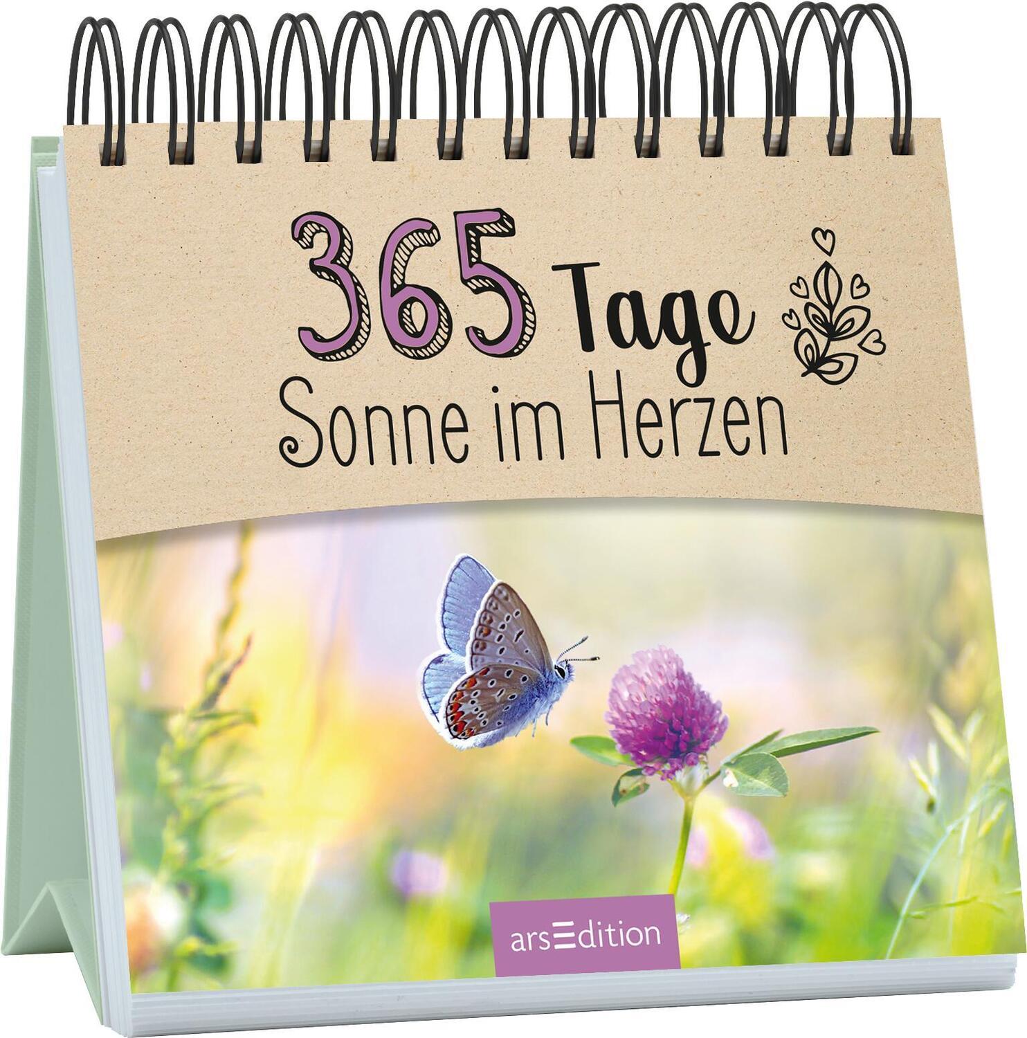 Cover: 9783845847221 | 365 Tage Sonne im Herzen | Taschenbuch | Aufsteller mit Folienprägung