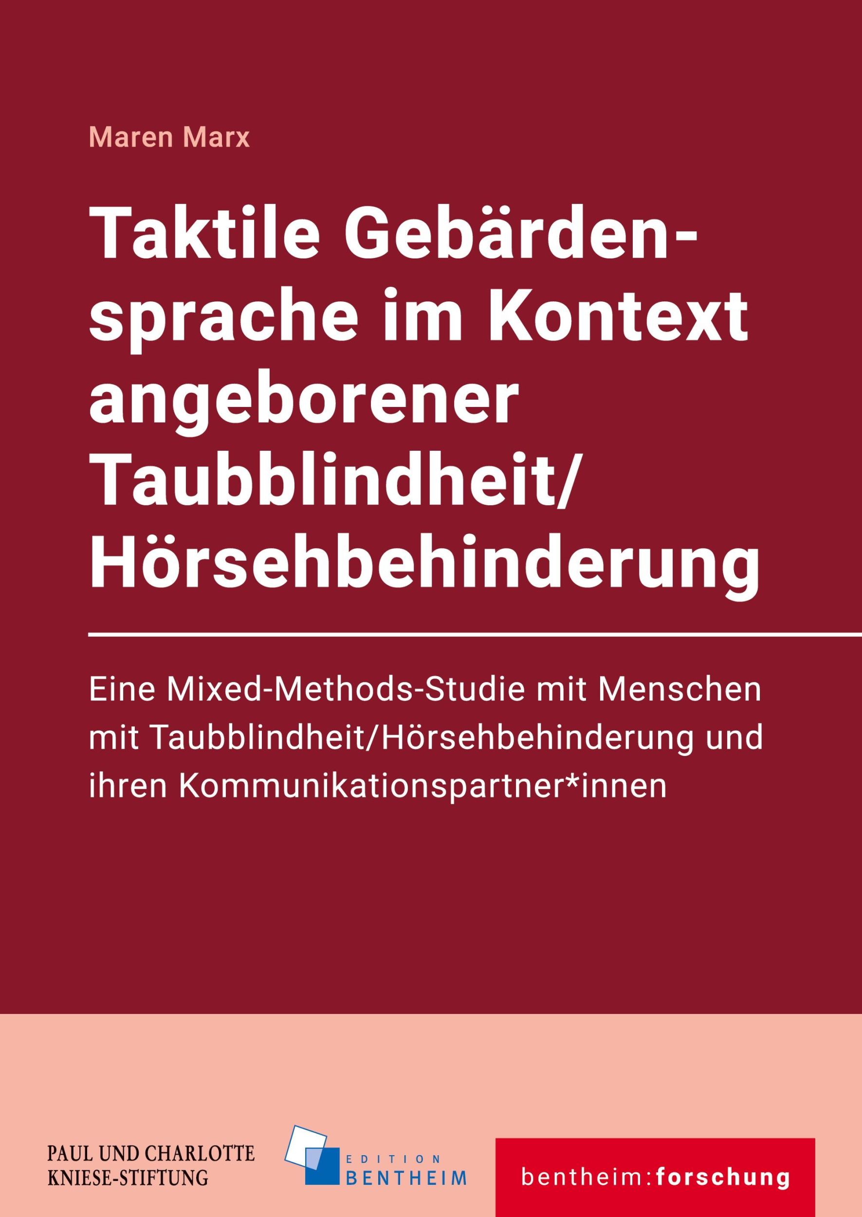 Cover: 9783948837167 | Taktile Gebärdensprache im Kontext angeborener...