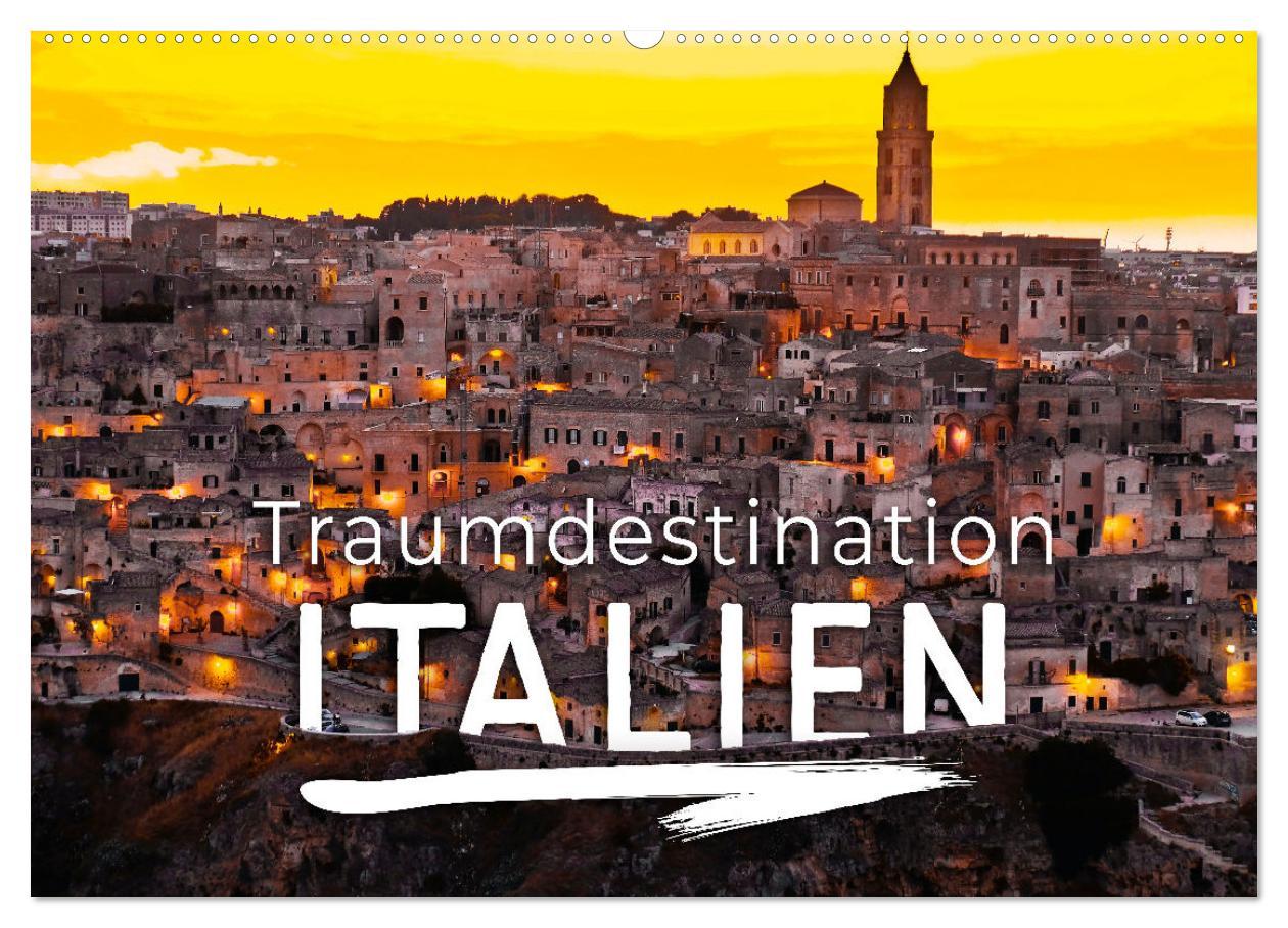 Cover: 9783435074976 | Traumdestination Italien (Wandkalender 2025 DIN A2 quer), CALVENDO...