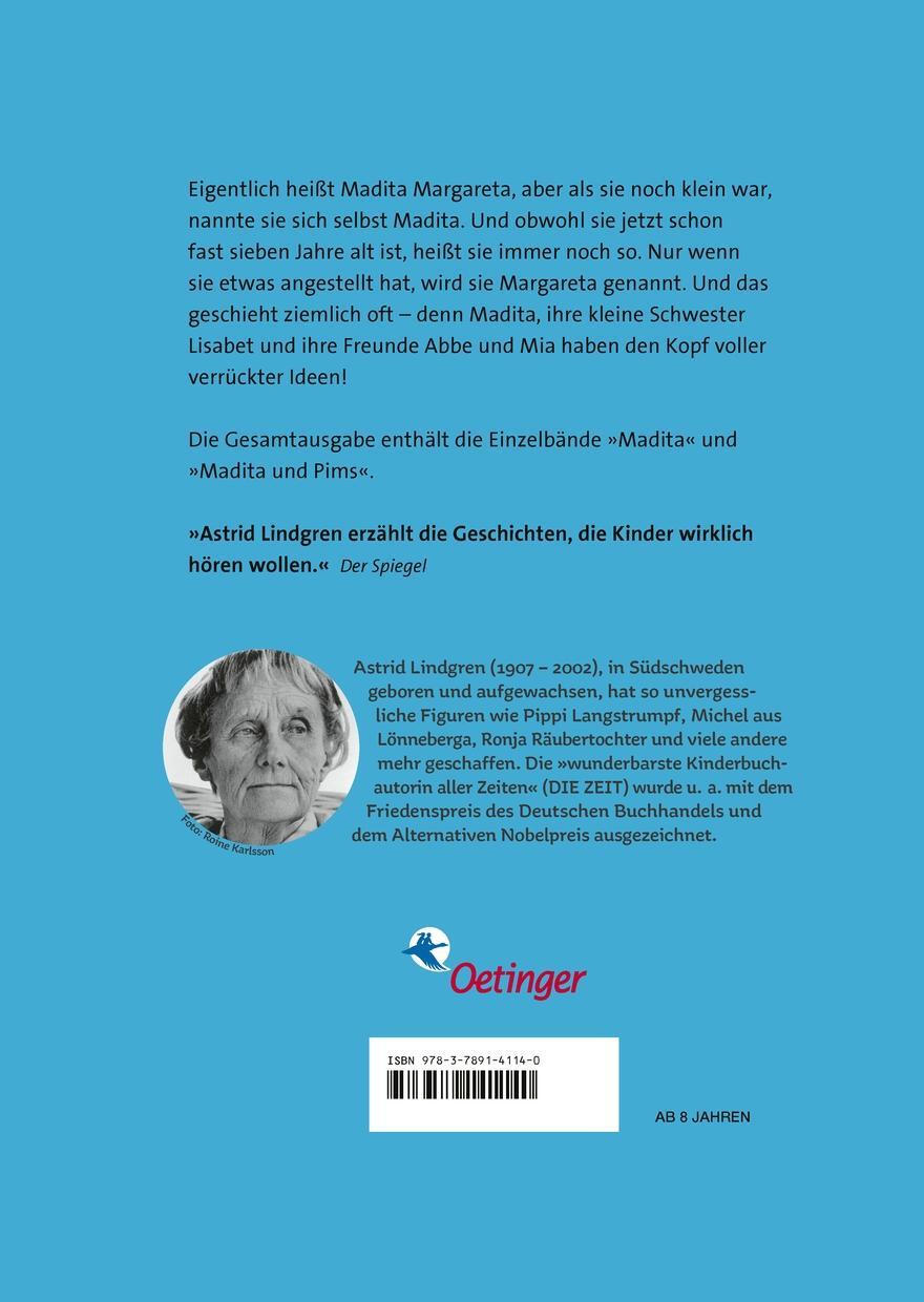 Rückseite: 9783789141140 | Madita. Gesamtausgabe | Astrid Lindgren | Buch | Madita | 384 S.