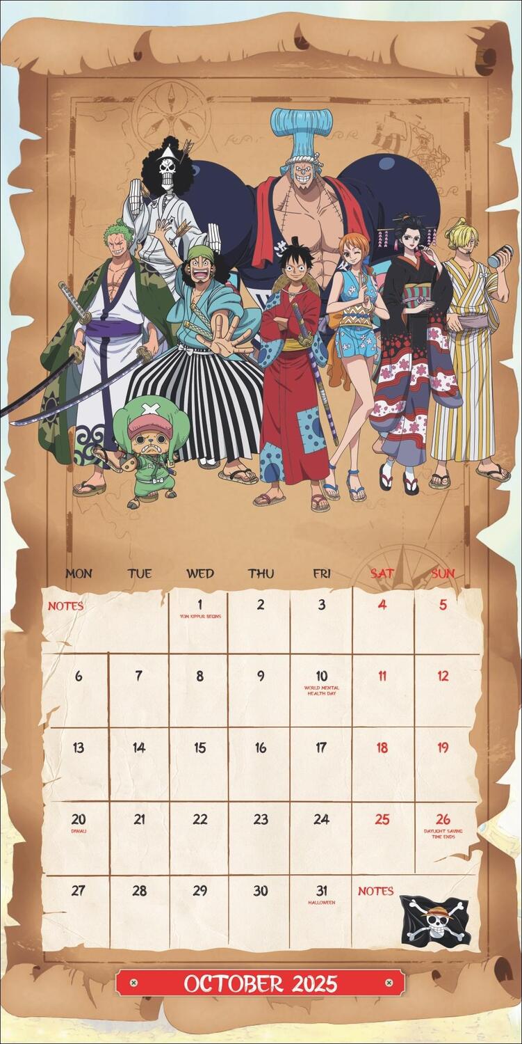 Bild: 9783840196805 | One Piece Broschurkalender 2025 | Kalender | Danilo | 28 S. | Englisch