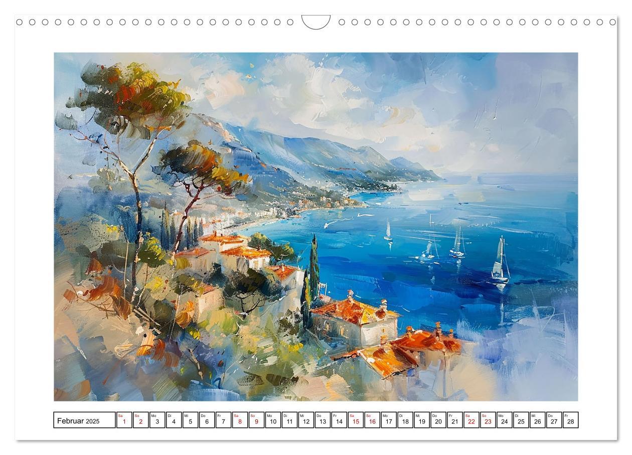 Bild: 9783457139493 | Toskana bis Provence (Wandkalender 2025 DIN A3 quer), CALVENDO...