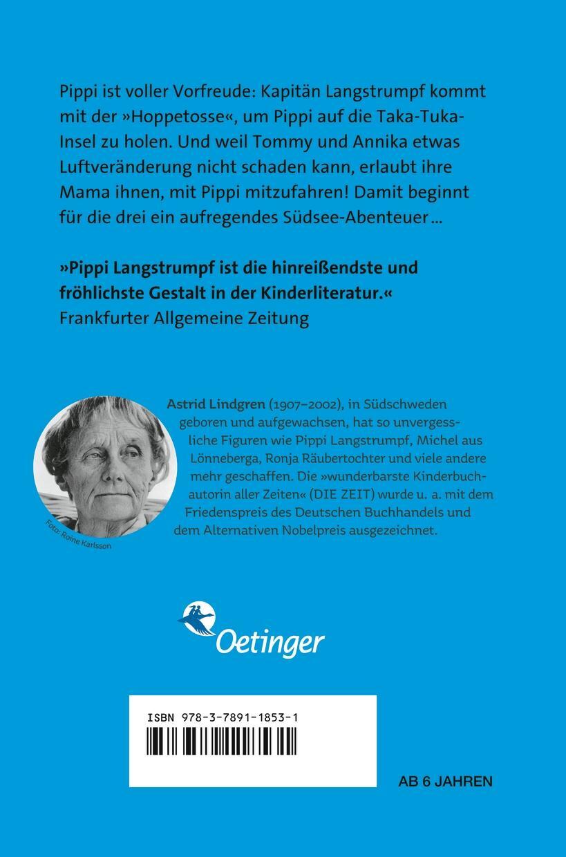 Rückseite: 9783789118531 | Pippi in Taka-Tuka-Land | Astrid Lindgren | Buch | Pippi Langstrumpf