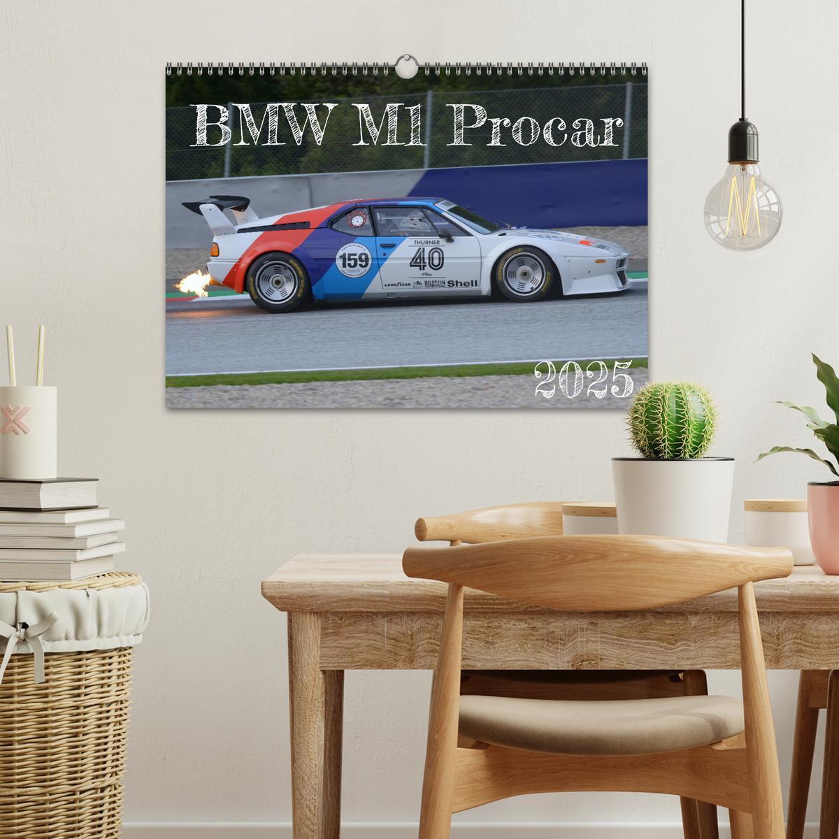 Bild: 9783435011285 | BMW M1 Procar (Wandkalender 2025 DIN A3 quer), CALVENDO Monatskalender