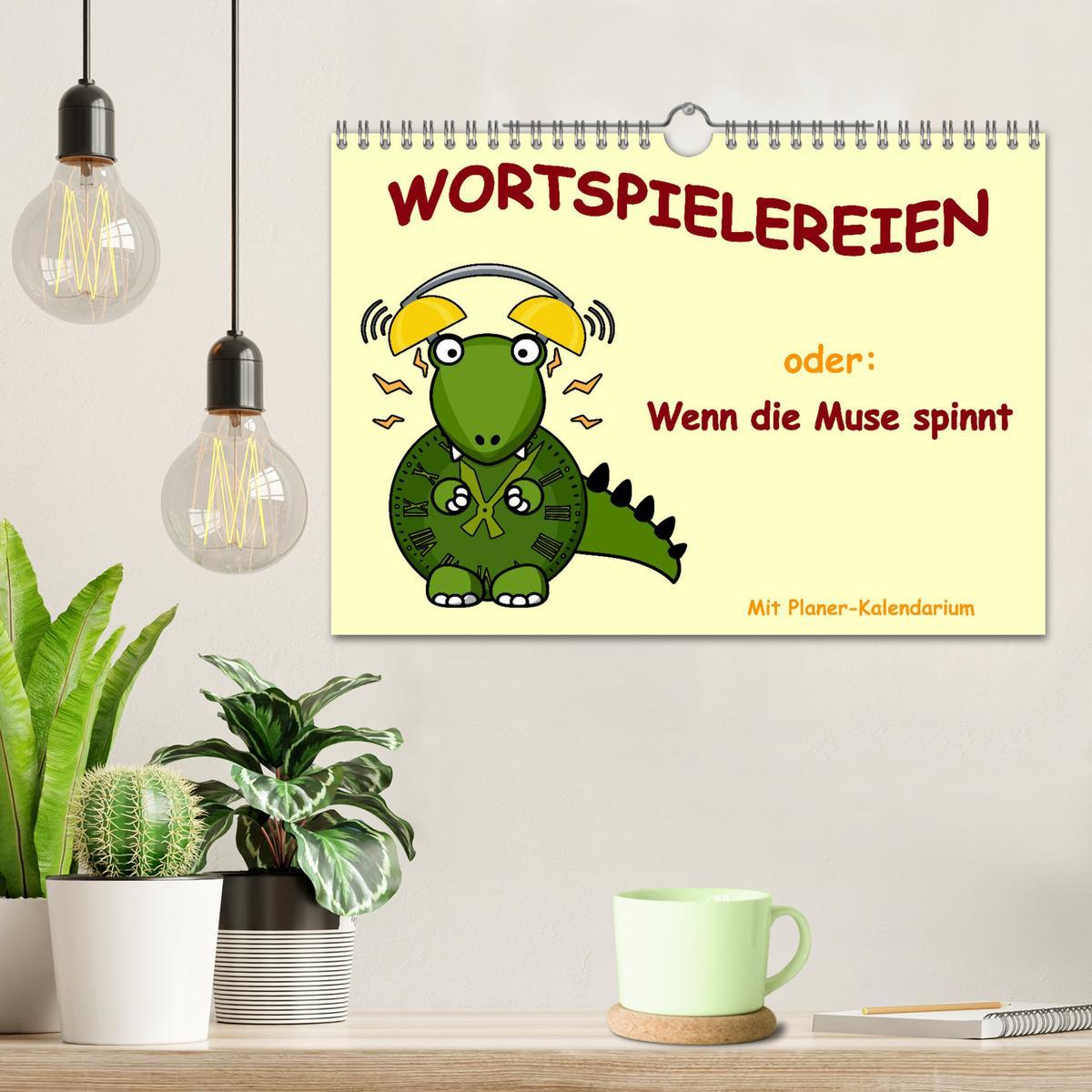 Bild: 9783457200155 | Wortspielereien (Wandkalender 2025 DIN A4 quer), CALVENDO...