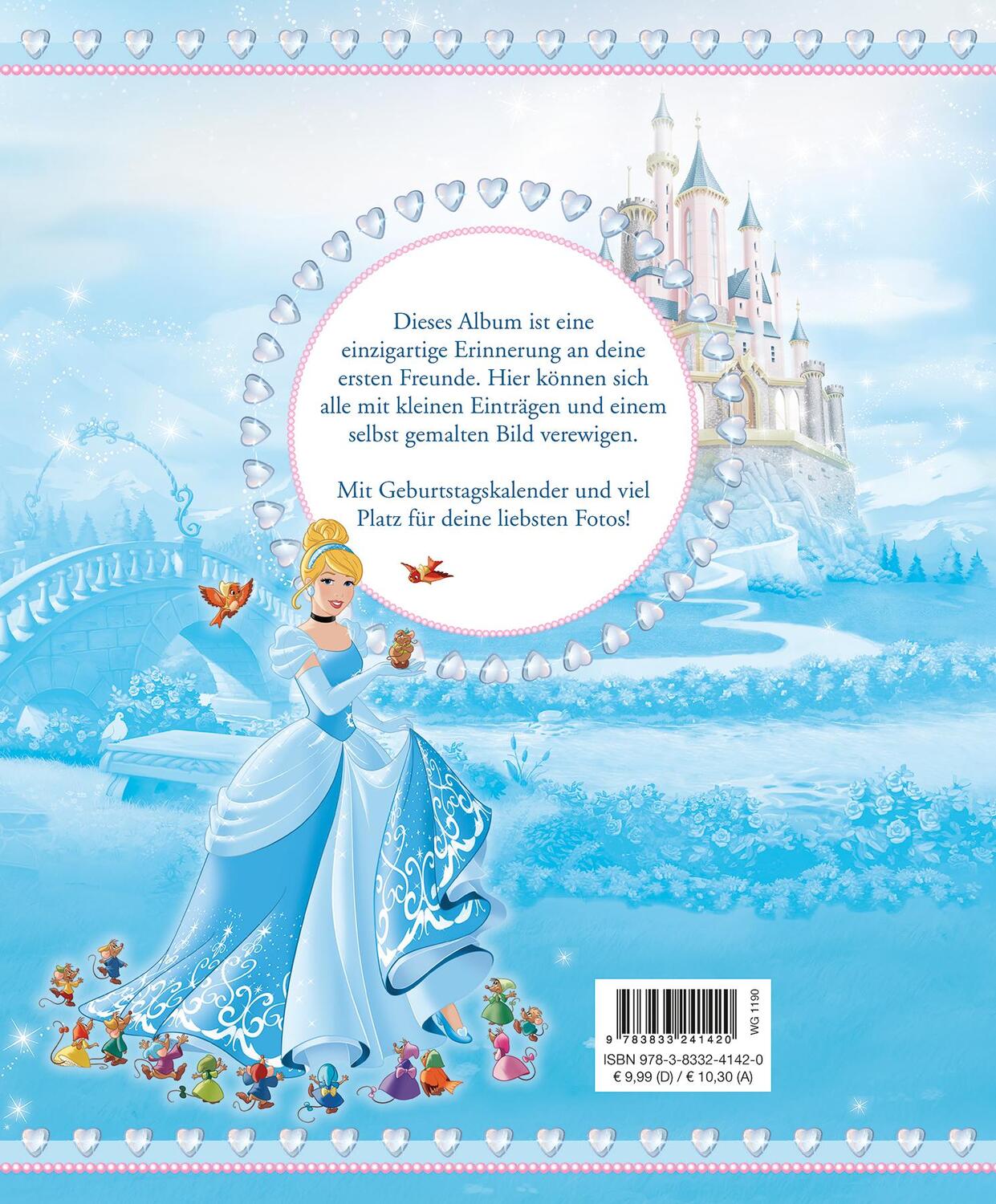 Rückseite: 9783833241420 | Disney Cinderella: Meine ersten Freunde | Kindergartenfreundebuch