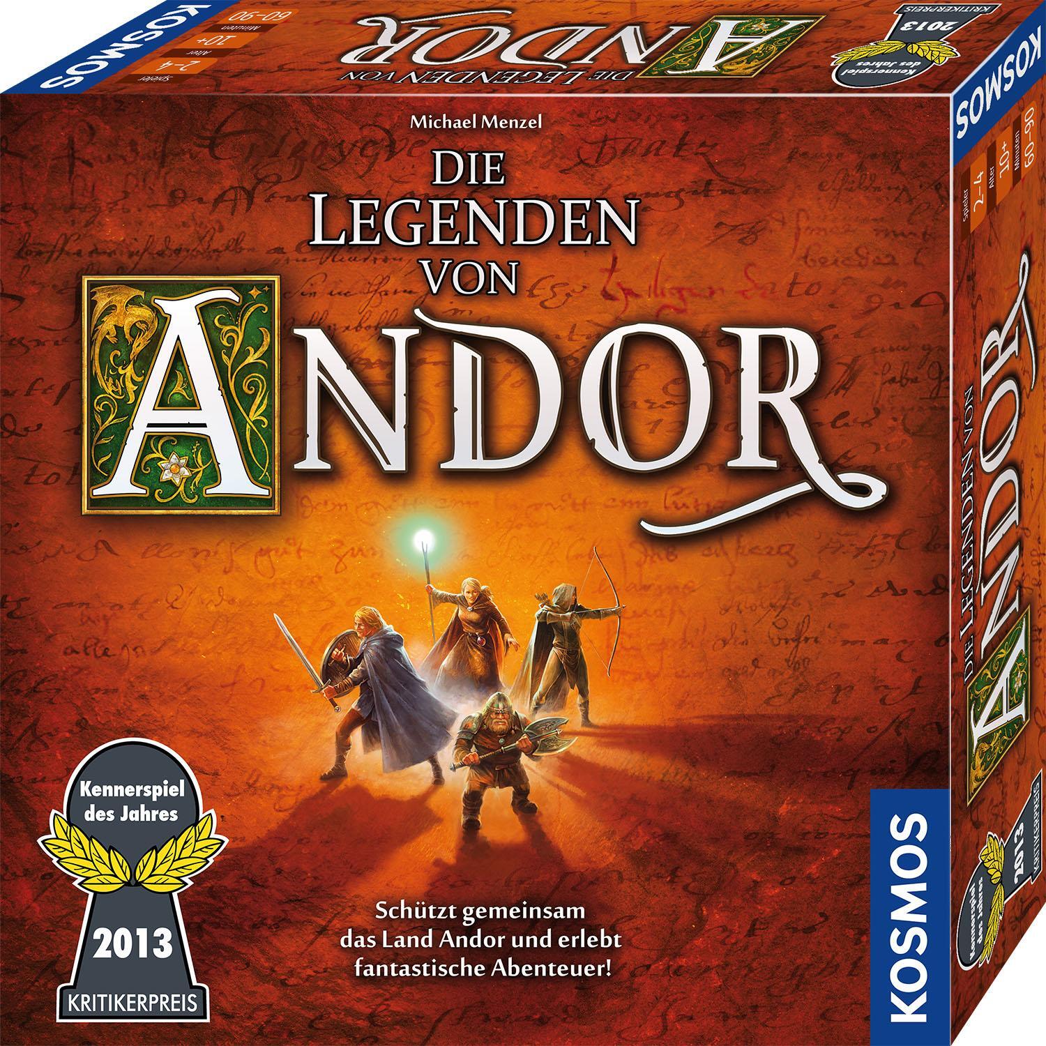 Cover: 4002051691745 | Die Legenden von Andor | Michael Menzel | Spiel | Brettspiel | 691745