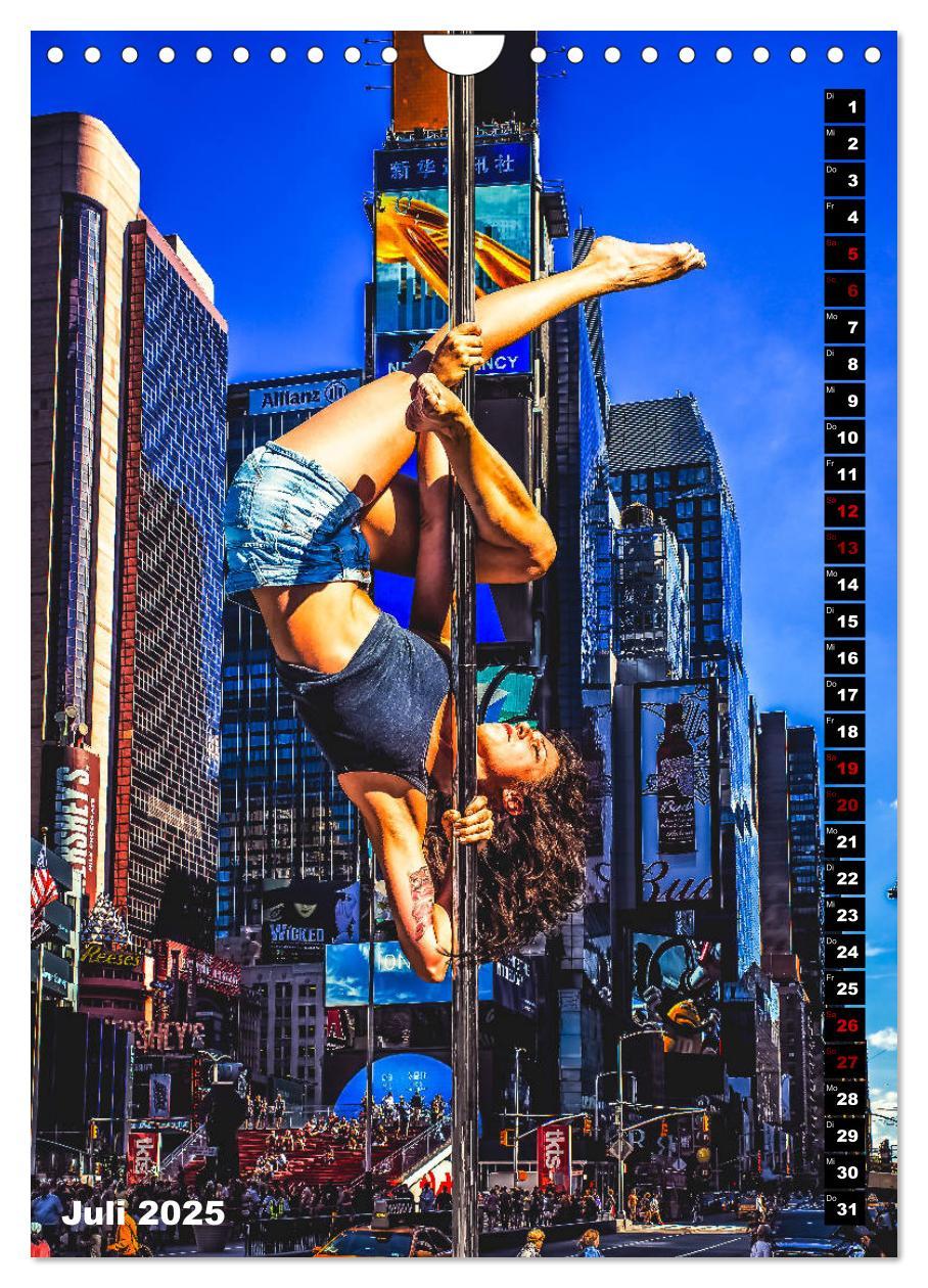 Bild: 9783435999910 | Poledance auf New Yorks Straßen (Wandkalender 2025 DIN A4 hoch),...