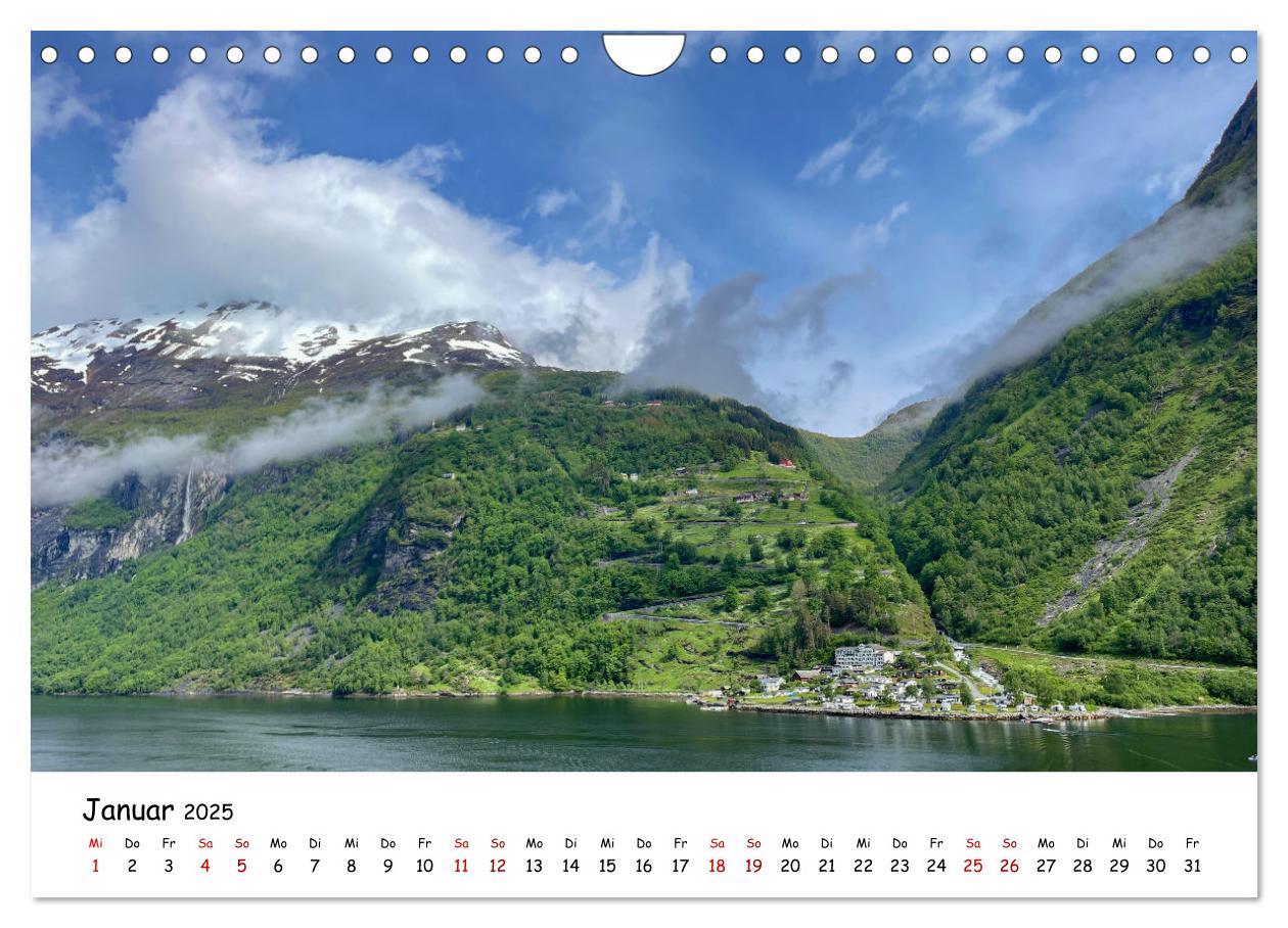 Bild: 9783383930782 | Norwegens wunderschöne Fjorde (Wandkalender 2025 DIN A4 quer),...