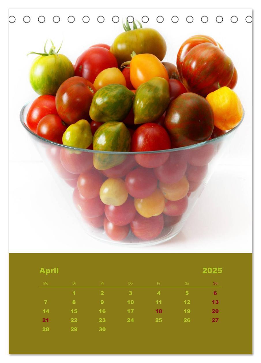 Bild: 9783457054673 | Tomaten - Alles BIO! (Tischkalender 2025 DIN A5 hoch), CALVENDO...