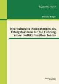 Cover: 9783955493165 | Interkulturelle Kompetenzen als Erfolgsfaktoren für die Führung...