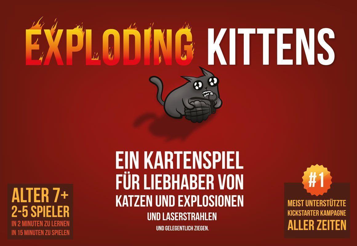 Bild: 810083040394 | Exploding Kittens | Familienspiel | Exploding Kittens | Spiel | 2022