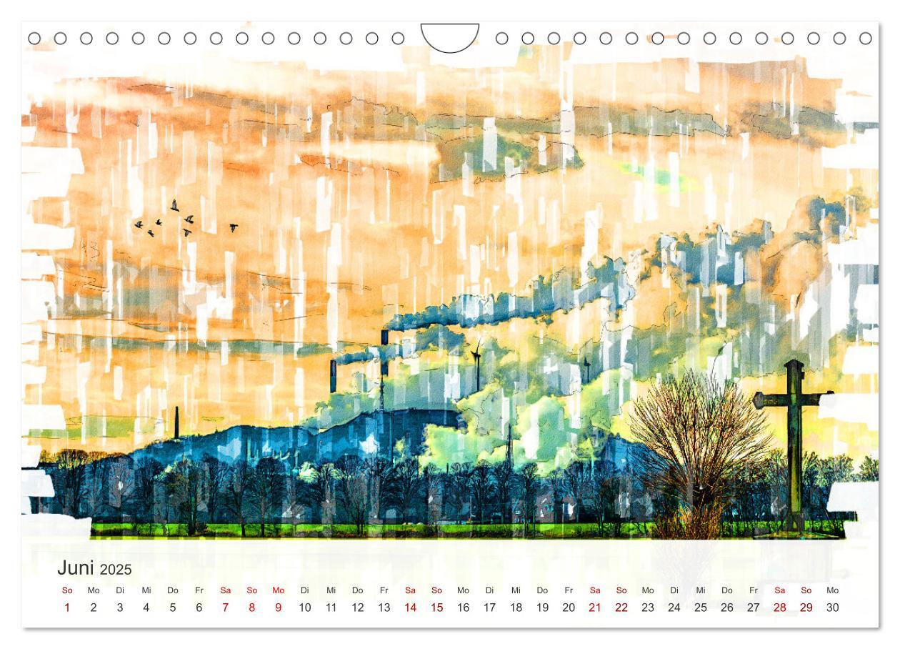 Bild: 9783457224823 | Ruhrpott Art (Wandkalender 2025 DIN A4 quer), CALVENDO Monatskalender