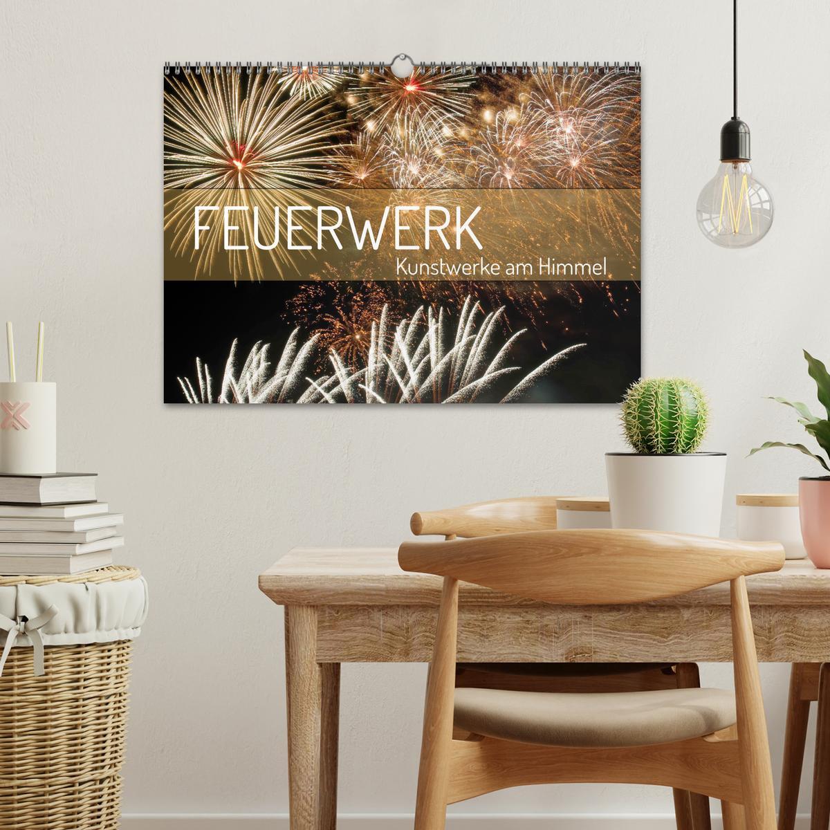 Bild: 9783435062775 | Feuerwerk - Kunstwerke am Himmel (Wandkalender 2025 DIN A3 quer),...