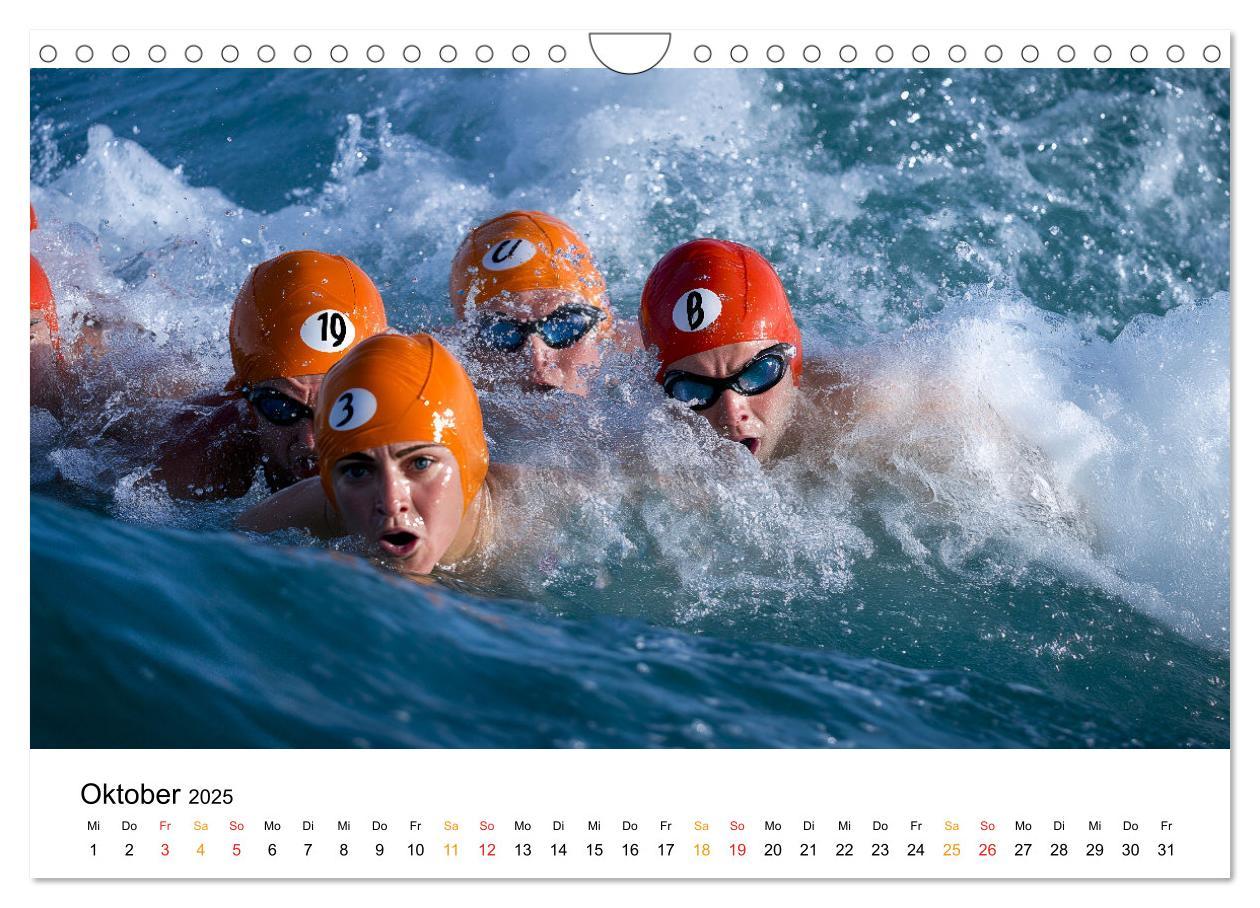 Bild: 9783457226377 | Triathlon Power (Wandkalender 2025 DIN A4 quer), CALVENDO...