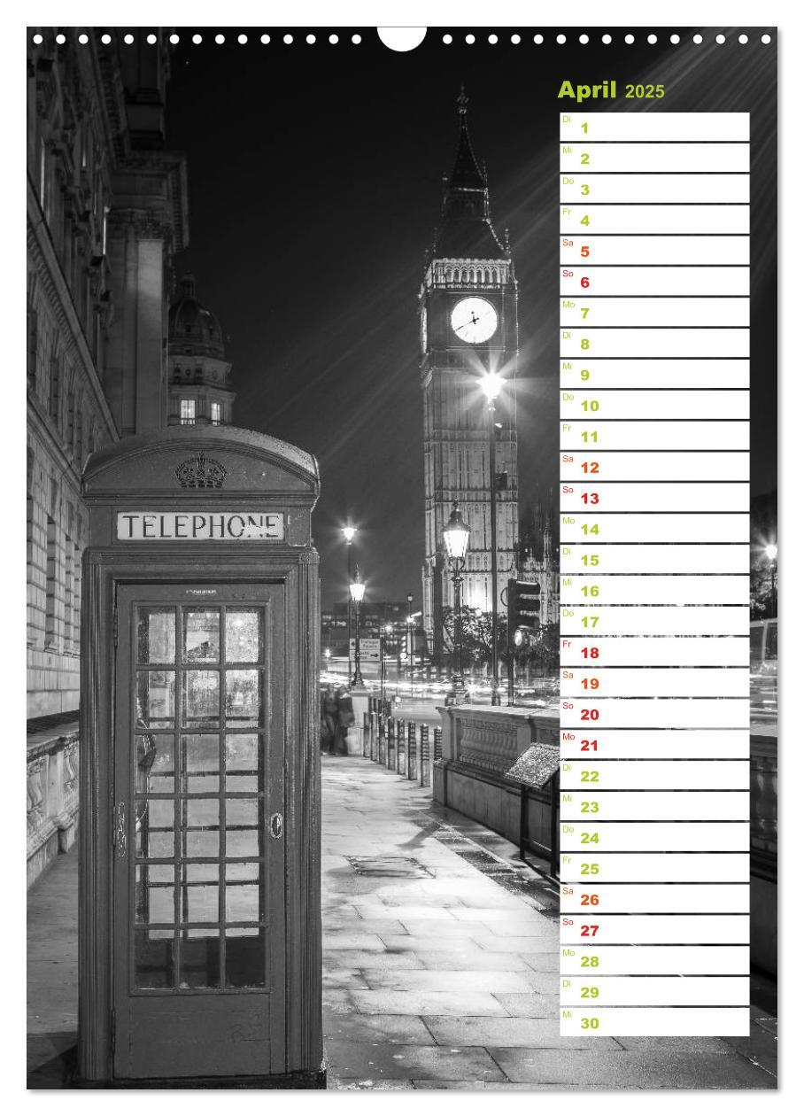 Bild: 9783457016374 | Big City London (Wandkalender 2025 DIN A3 hoch), CALVENDO...