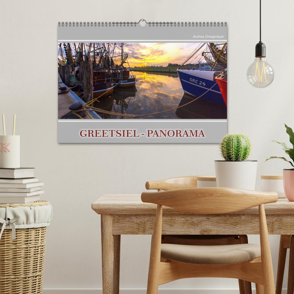 Bild: 9783435417216 | Greetsiel-Panorama (Wandkalender 2025 DIN A3 quer), CALVENDO...