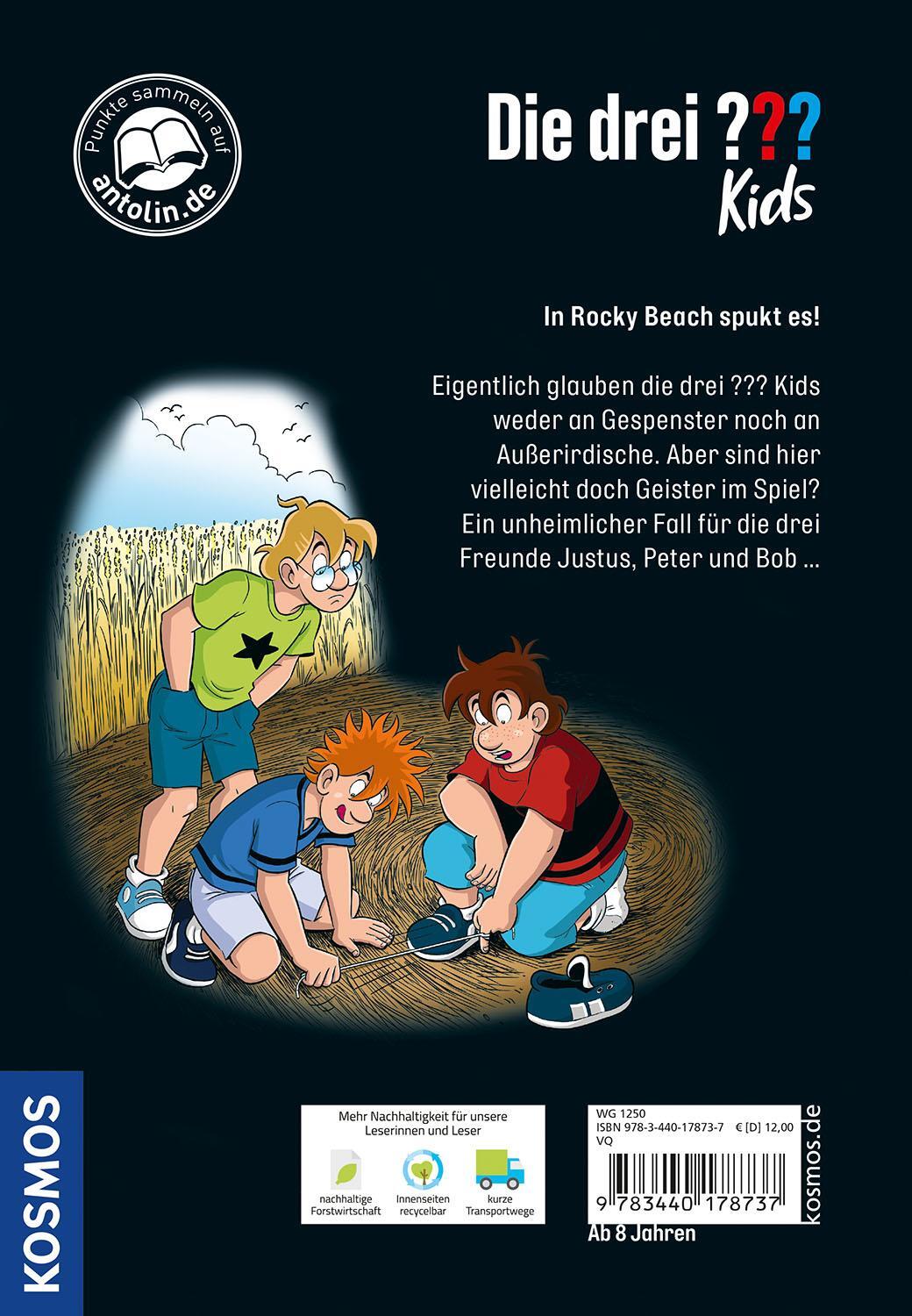 Rückseite: 9783440178737 | Die drei ??? Kids, 10, Spuk in Rocky Beach | Ulf Blanck | Buch | 2024