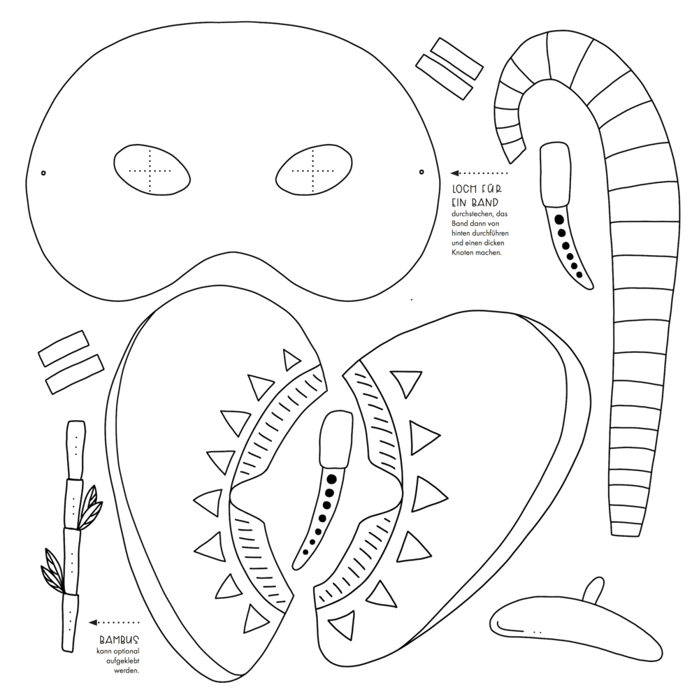 Bild: 9783944956862 | Basteln mit Kindern ab 4 Jahren - Tiermasken aus Papier | Buch | 36 S.