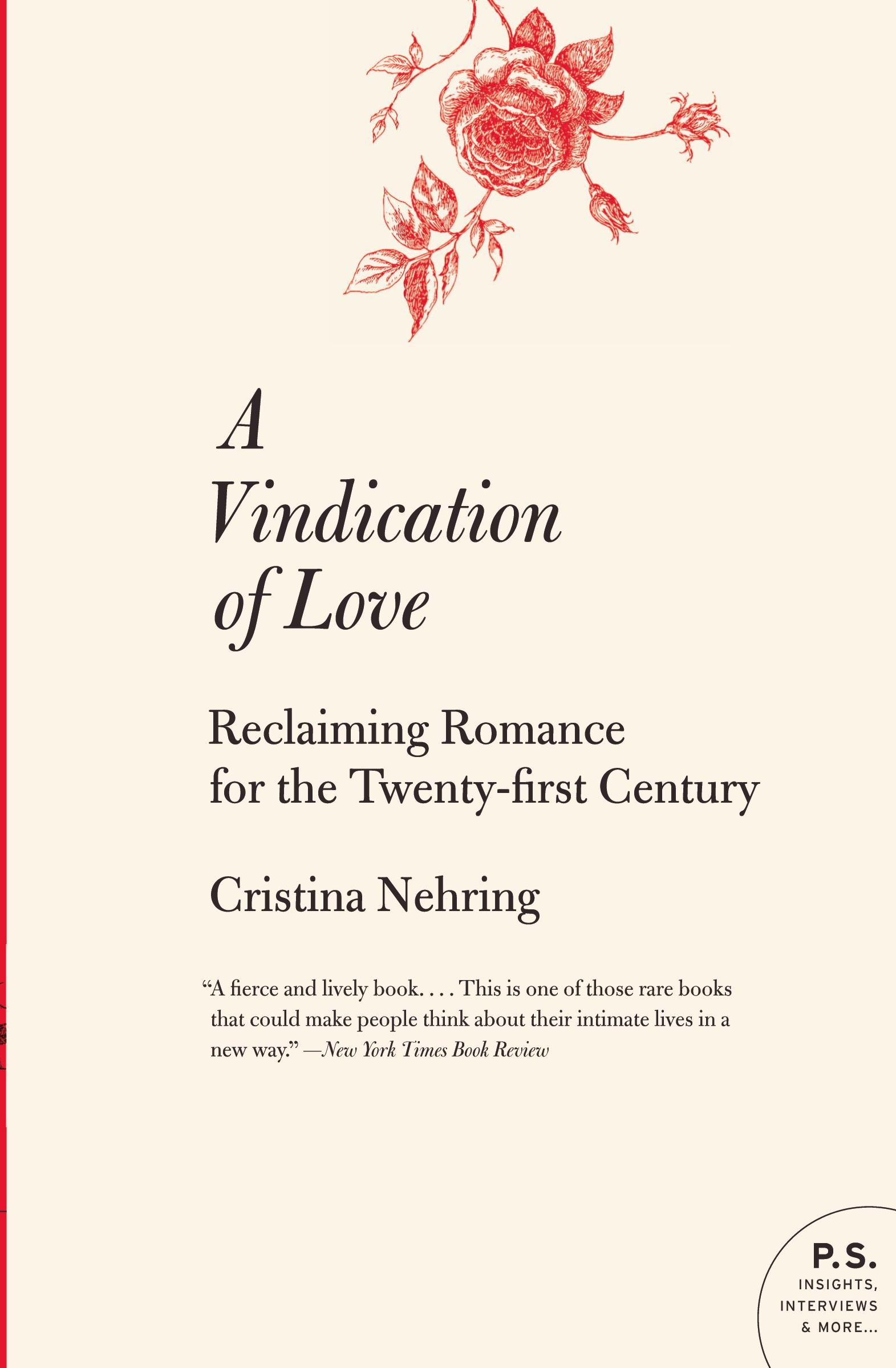 Cover: 9780060765040 | Vindication of Love, A | Cristina Nehring | Taschenbuch | Englisch