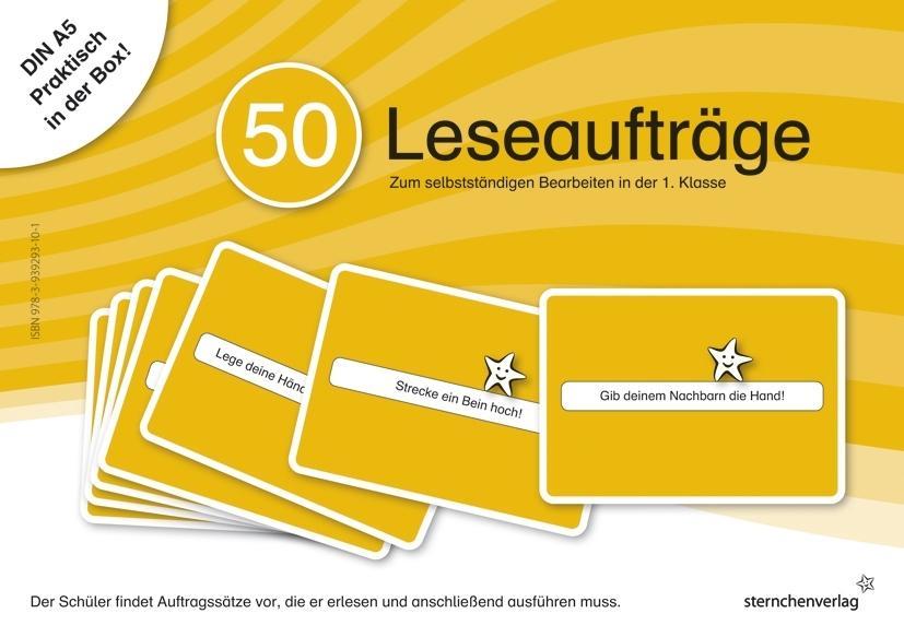 Bild: 9783939293101 | 50 Leseaufträge in der Box | Katrin Langhans | Taschenbuch | 50 S.