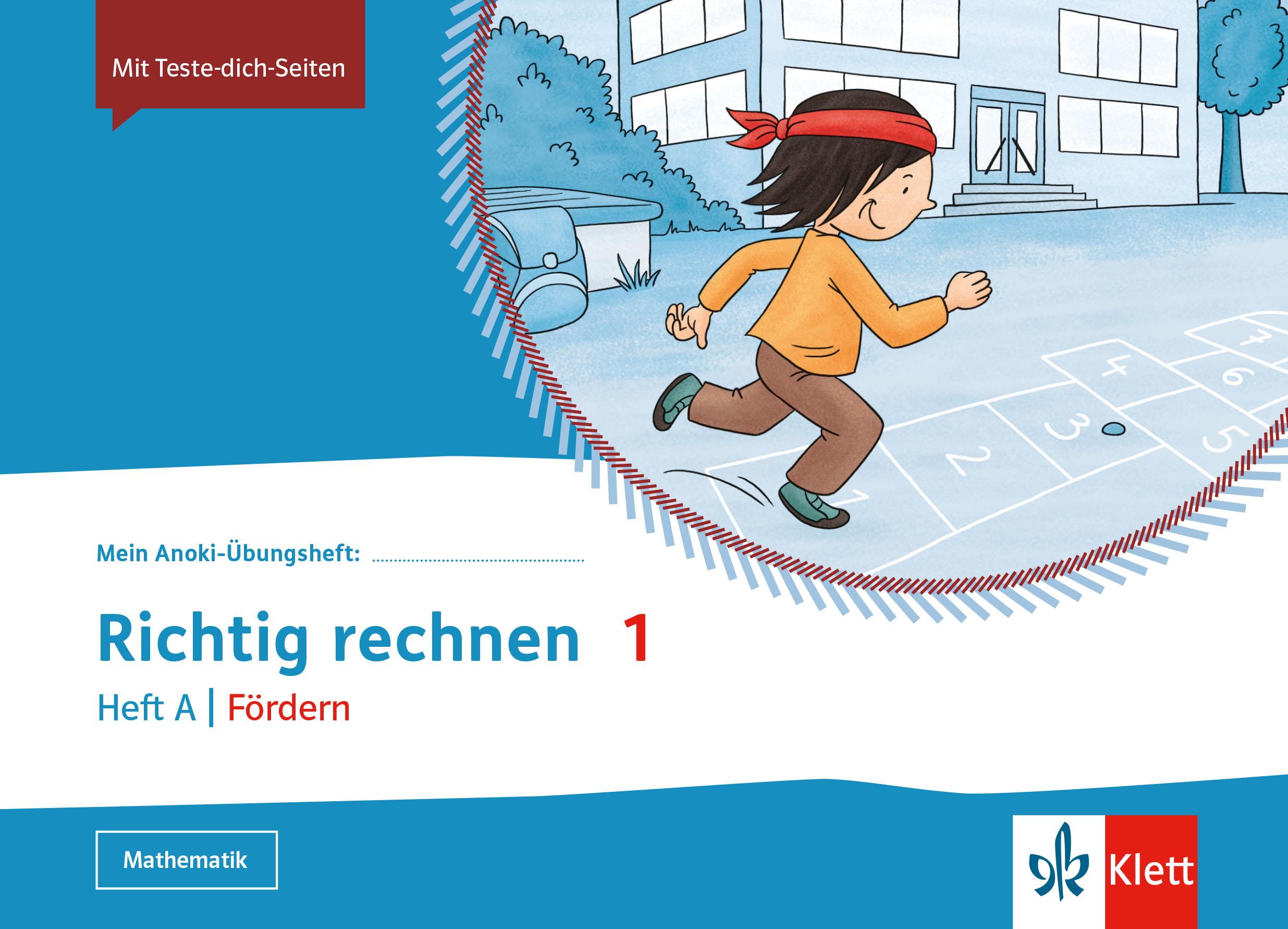 Cover: 9783121621071 | Mein Anoki-Übungsheft. Richtig rechnen 1. Heft A / Fördern Klasse...