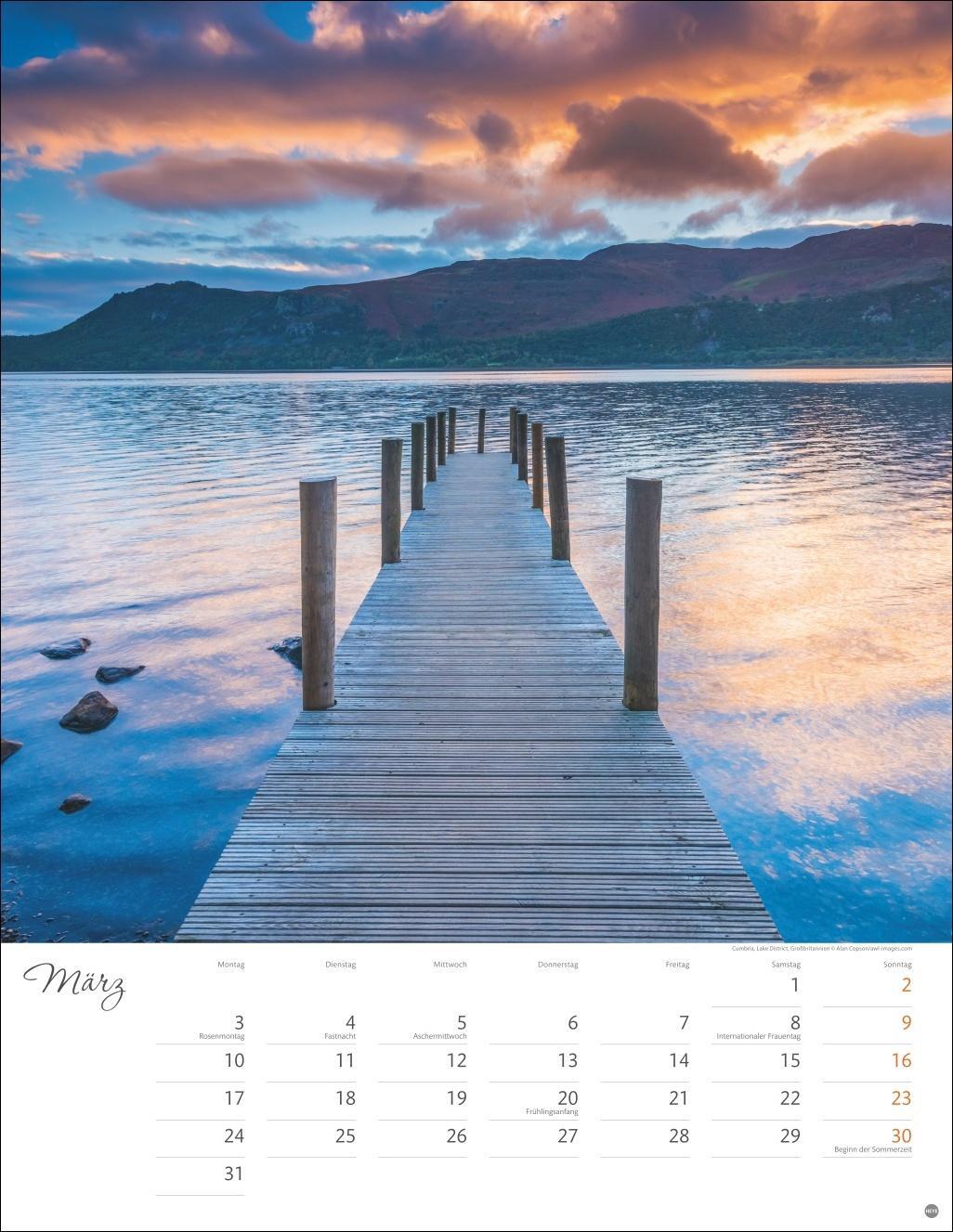 Bild: 9783756405275 | Wege zum Wasser Posterkalender 2025 | Heye | Kalender | Spiralbindung