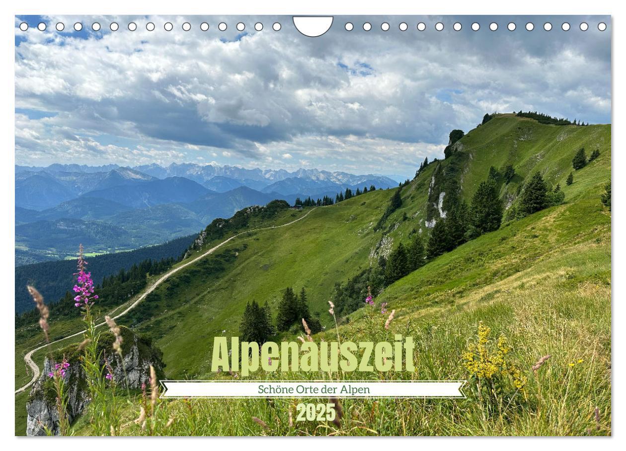 Cover: 9783383851544 | Alpenauszeit - Schöne Orte der Alpen (Wandkalender 2025 DIN A4...