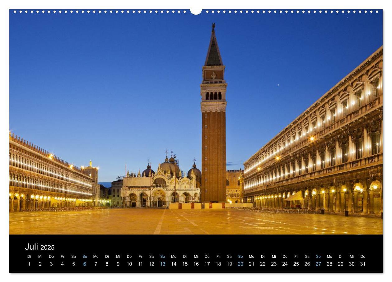 Bild: 9783435564934 | Venedig bei Nacht 2025 (Wandkalender 2025 DIN A2 quer), CALVENDO...