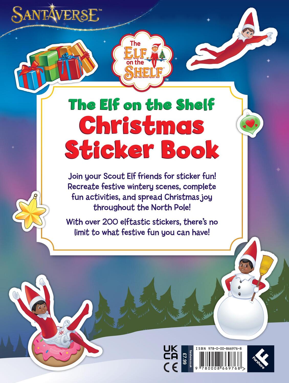 Rückseite: 9780008669768 | The Elf on the Shelf Christmas Sticker Book | The Elf on the Shelf