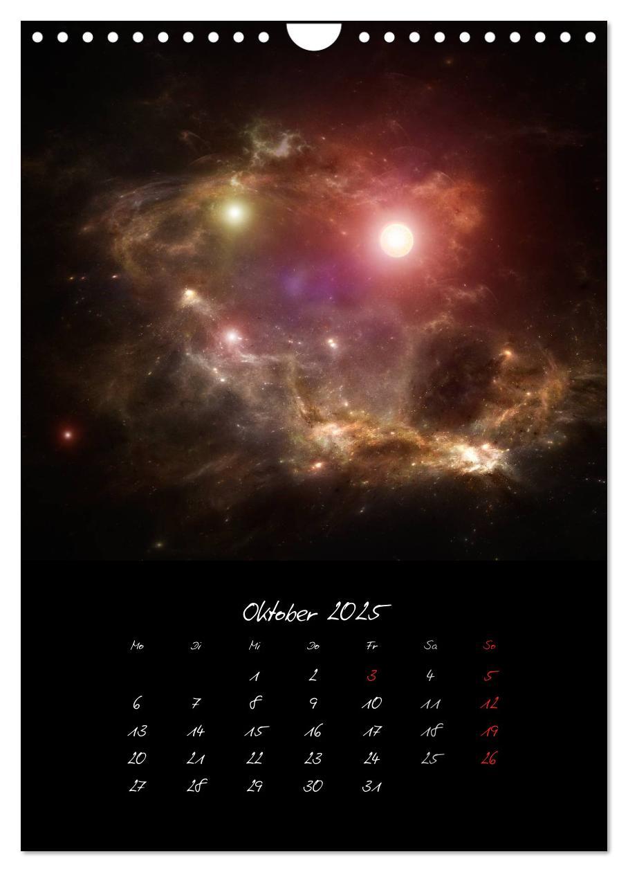 Bild: 9783457033951 | Die große Reise in dem Universum (Wandkalender 2025 DIN A4 hoch),...