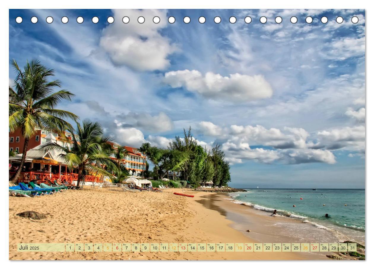 Bild: 9783435450657 | Die kleinen Antillen - Barbados (Tischkalender 2025 DIN A5 quer),...