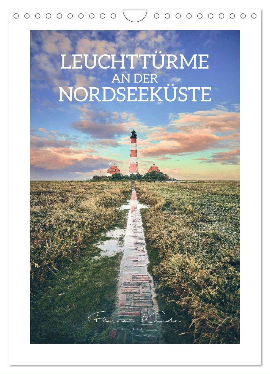 Cover: 9783435891764 | Leuchttürme an der Nordseeküste (Wandkalender 2025 DIN A4 hoch),...