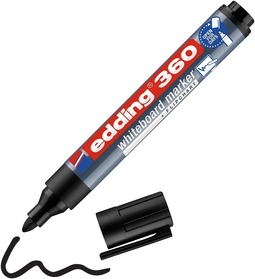 Cover: 4004764793242 | Edding Whiteboard Marker 360 schwarz | edding 360 | 4-360-1-1001