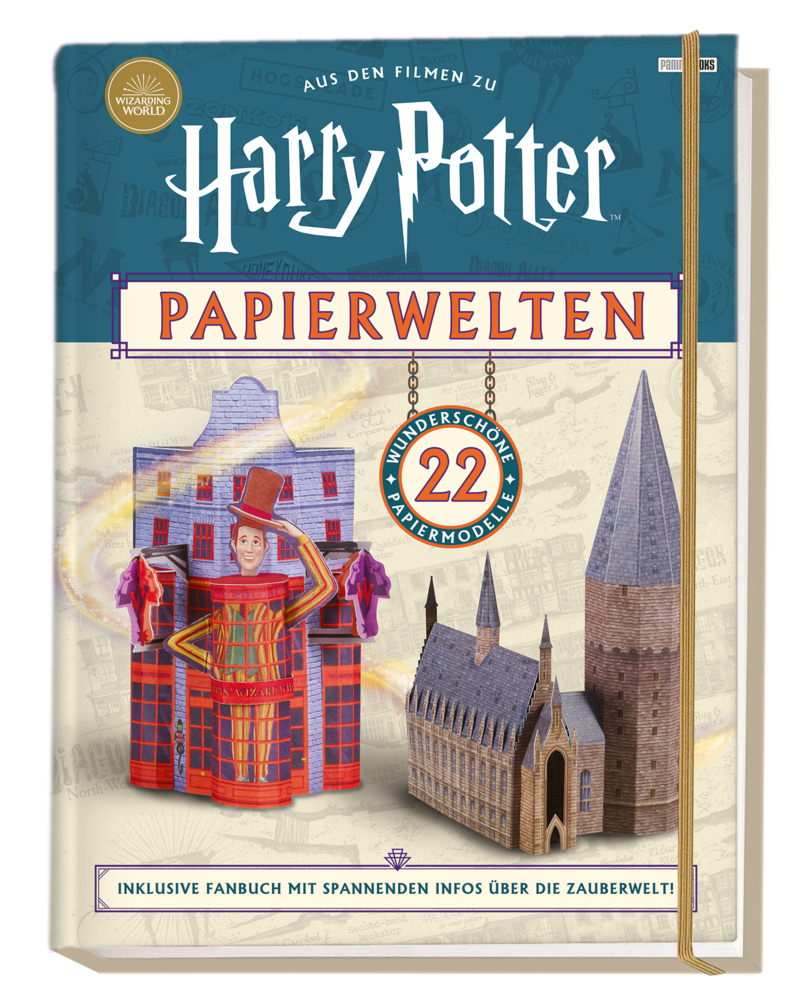 Cover: 9783833241338 | Aus den Filmen zu Harry Potter: Papierwelten - 22 wunderschöne...