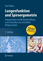 Cover: 9783709112762 | Lungenfunktion und Spiroergometrie | Paul Haber | Buch | xii | Deutsch